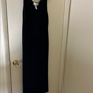 Ronni Nicole Black Sleeveless Halter Maxi Dress